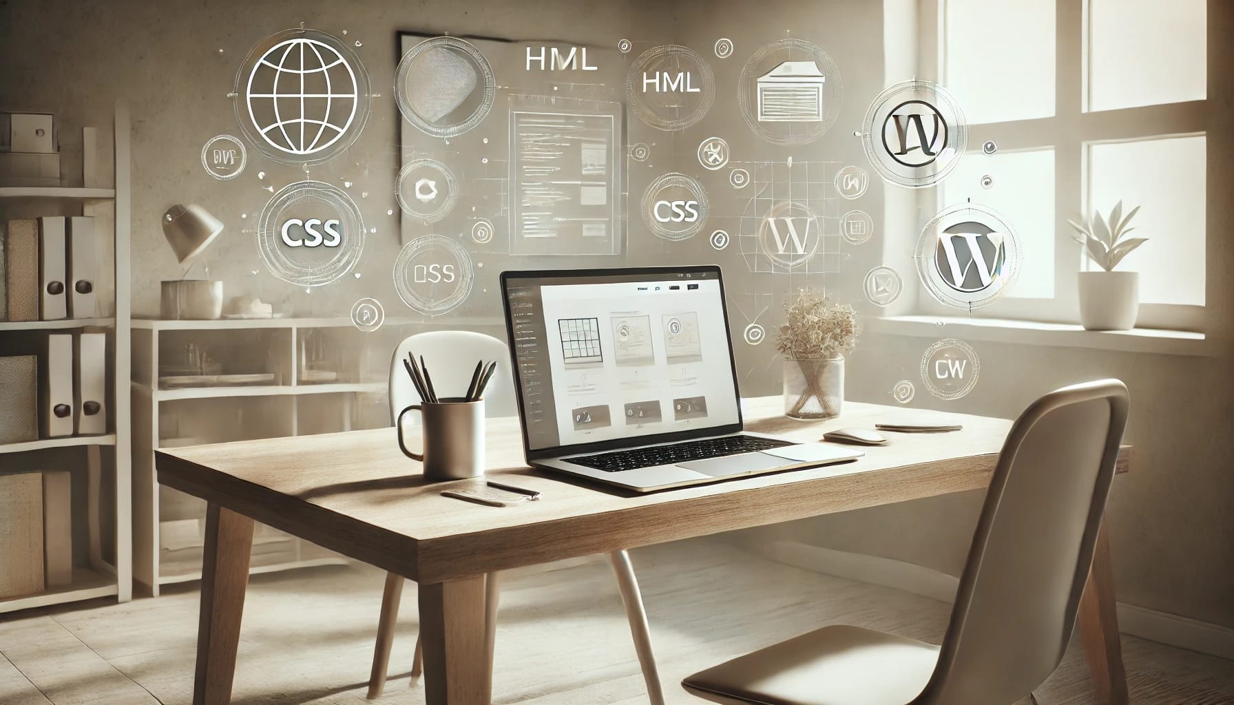 Infographic detailing 9 essential steps in the website creation process by WebDev4u
